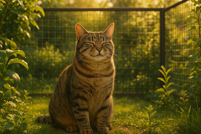 The Cat That Changed My Mind About Outdoor Enclosures