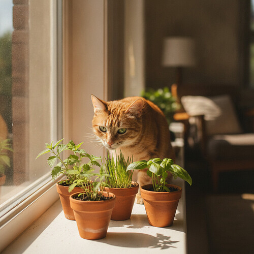 Cat-Safe Herbs and Plants for an Indoor Garden