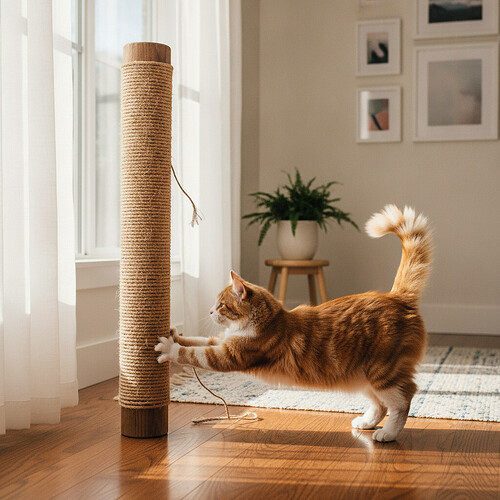 How to Build a DIY Cat Scratching Post That Actually Works