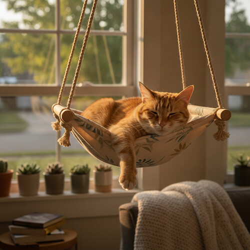How to DIY a Cat Hammock: Instructions and Safety Tips