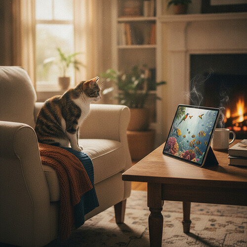 Cat TV: Do Bird and Fish Videos Actually Enrich Indoor Cats?