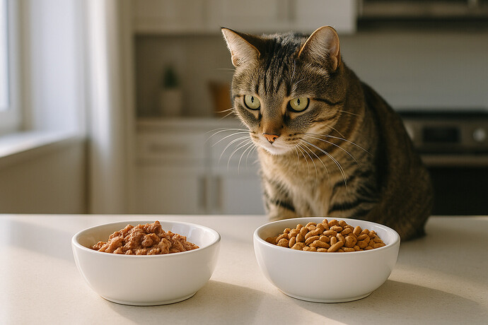 Wet vs. Dry Cat Food