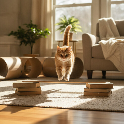 DIY Cat Agility Course: Fun Indoor Obstacles for Exercise and Enrichment