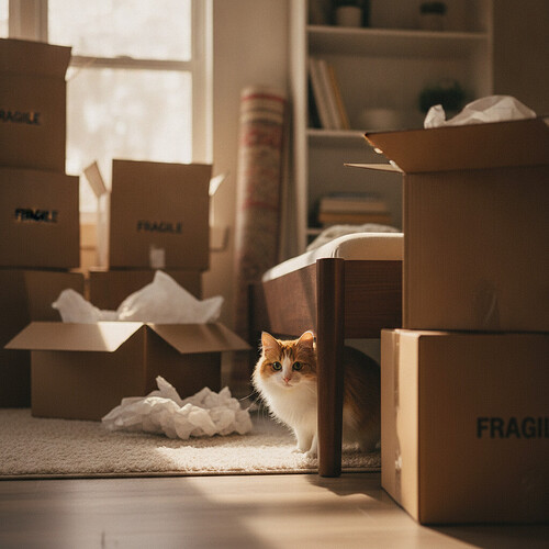 The Cat Who Hid for Three Weeks After We Moved Cross-Country
