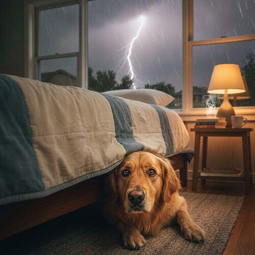 Why Are Dogs Scared of Fireworks and Thunderstorms?