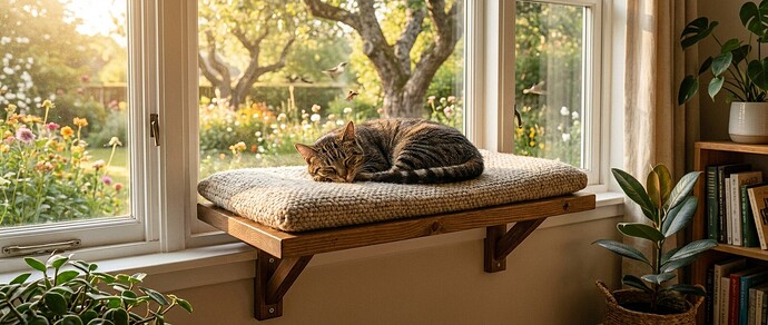 How to Build a Window Perch Your Cat Will Actually Use