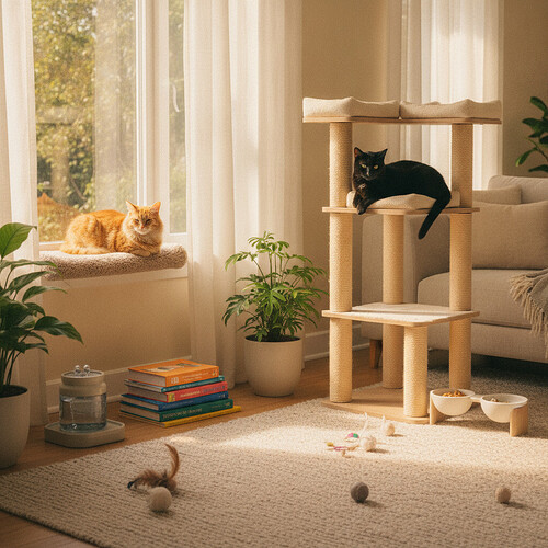Multi-Cat Household Setup: Resources, Space, and Reducing Conflict