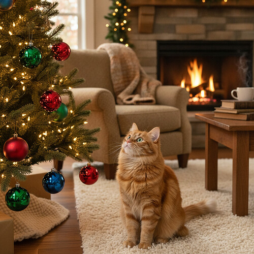 Cats and Christmas Trees: How to Keep Both Safe