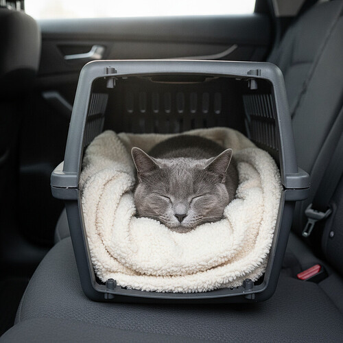 How to Help a Cat Who Gets Carsick or Panics in the Car