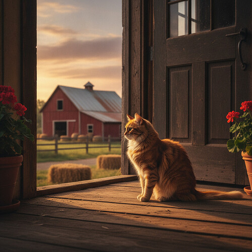 The Barn Cat Who Decided She Wanted to Be a House Cat