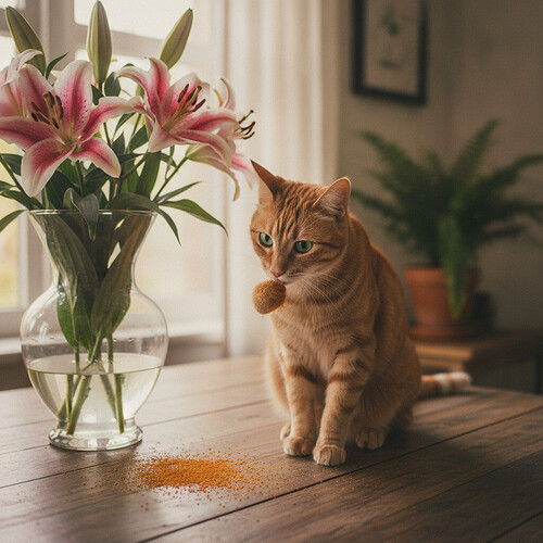 The Bouquet That Nearly Killed Our Cat: A Lily Poisoning Story