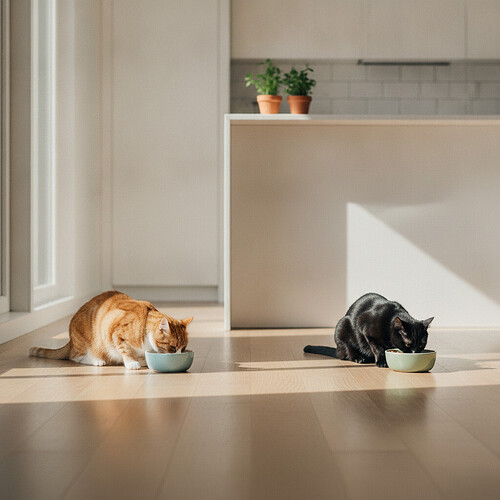 Feeding Multiple Cats Different Diets Without the Chaos